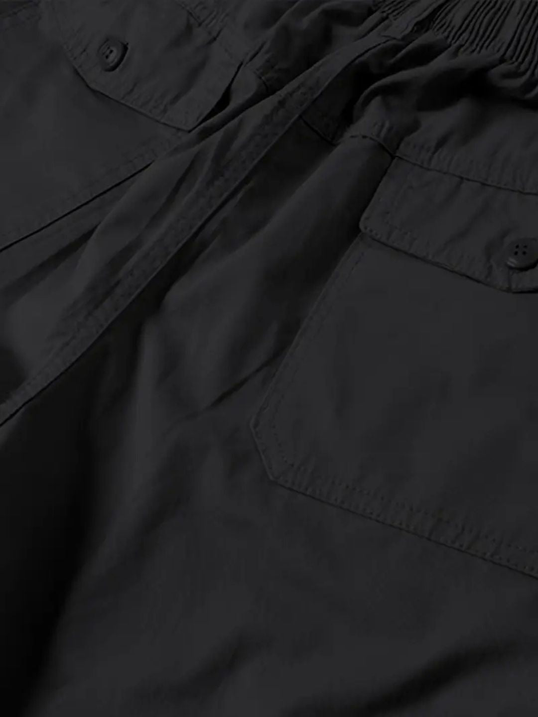 Premium Casual Cargo Trousers – Black