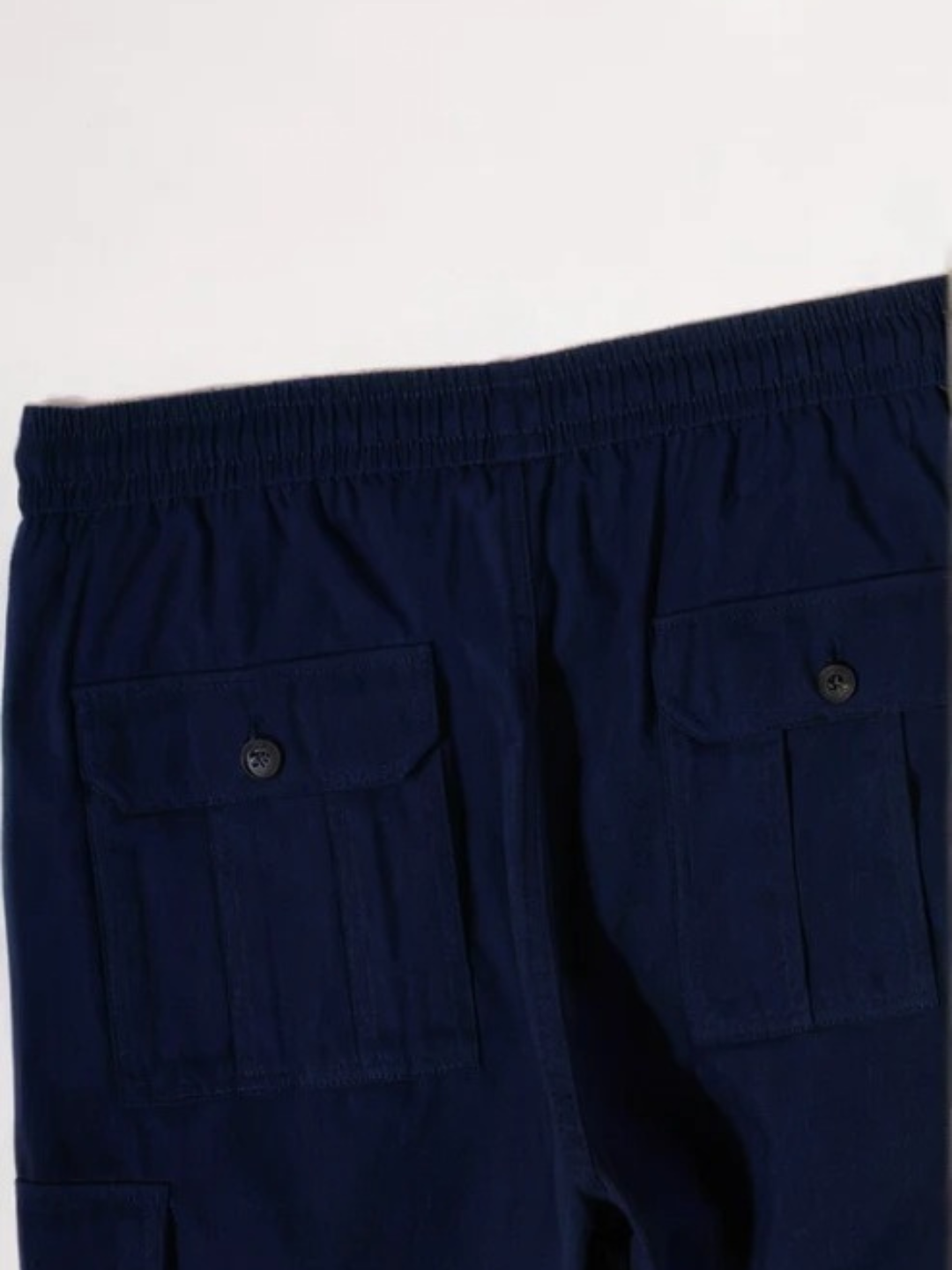Cotton regular fit cargo pants for men