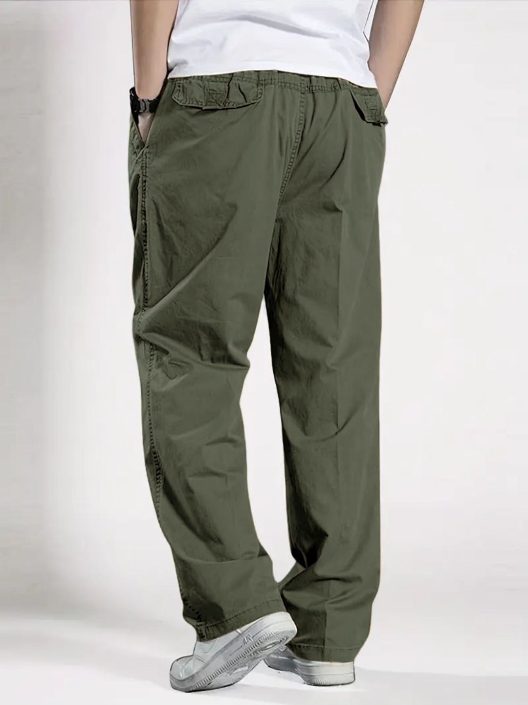 Men'S Classic Cotton Cargo Pants