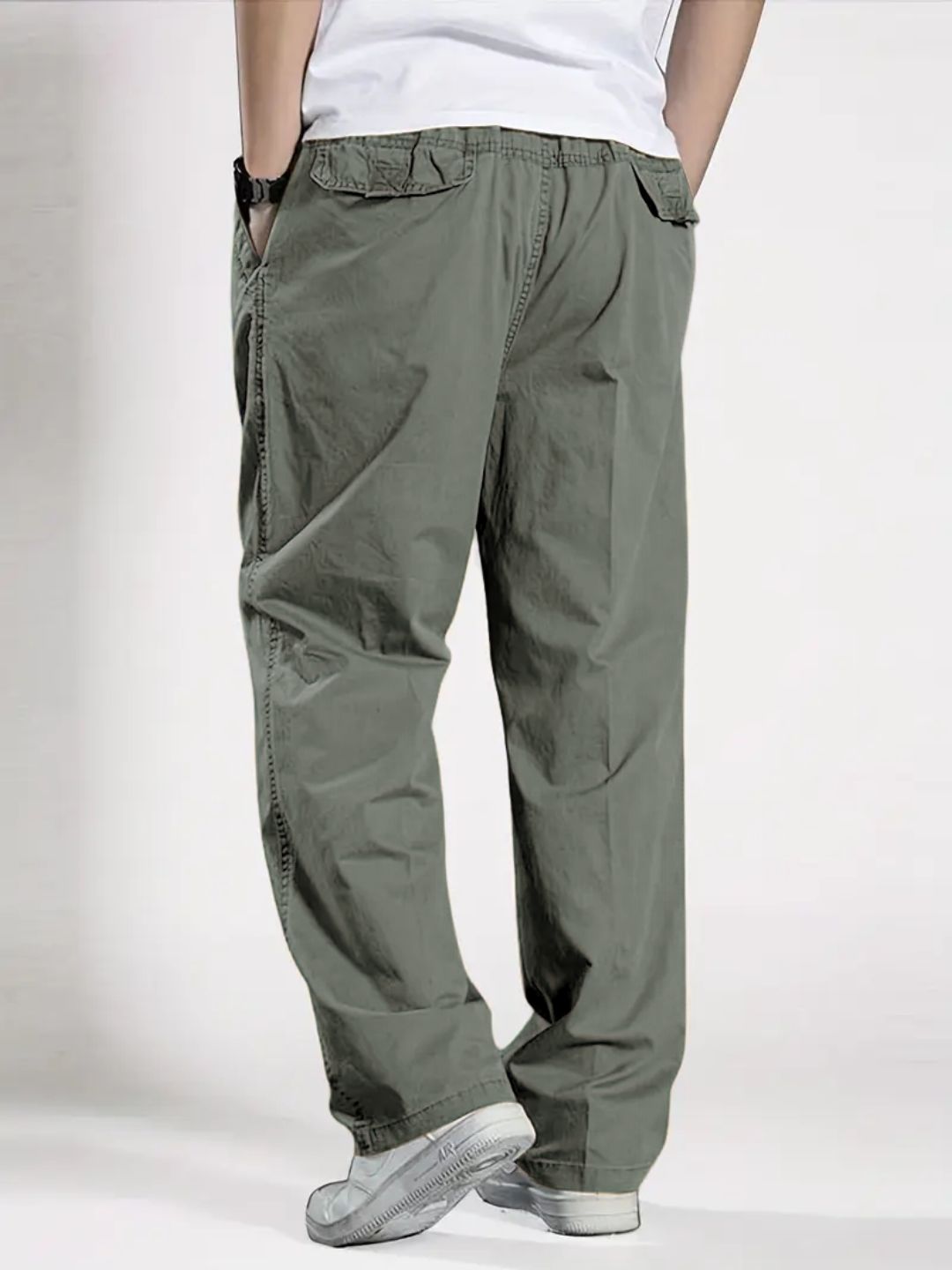 Men'S Classic Cotton Cargo Pants