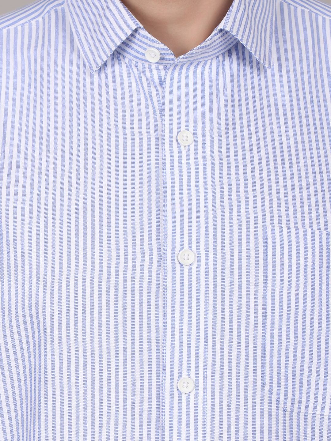 Men's full sleeve lining shirts blue