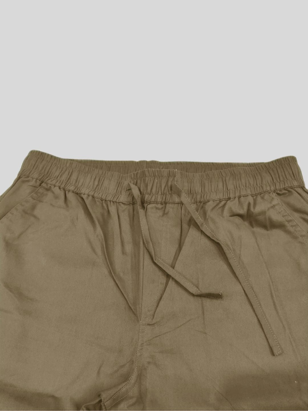 Men’s Regular Fit Cotton Cargo Pants – Dark Khaki