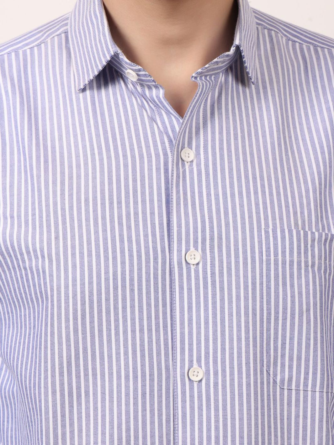Men's full sleeve lining shirts Purple