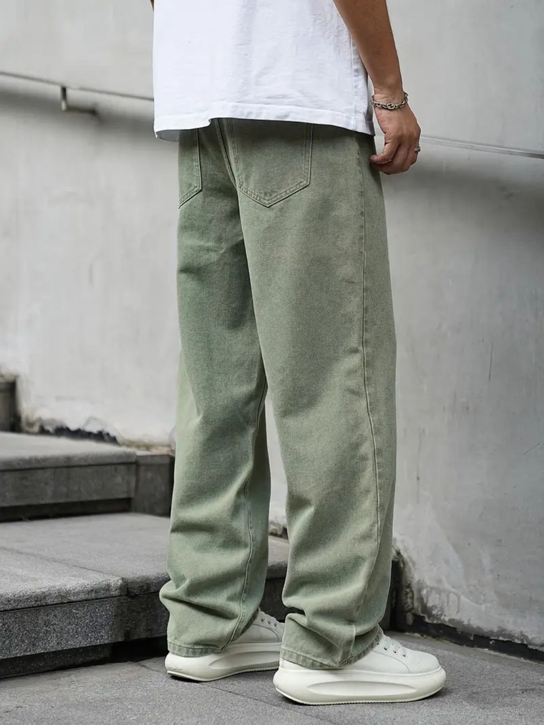 Men's Casual Loose-Fit Baggy Jeans