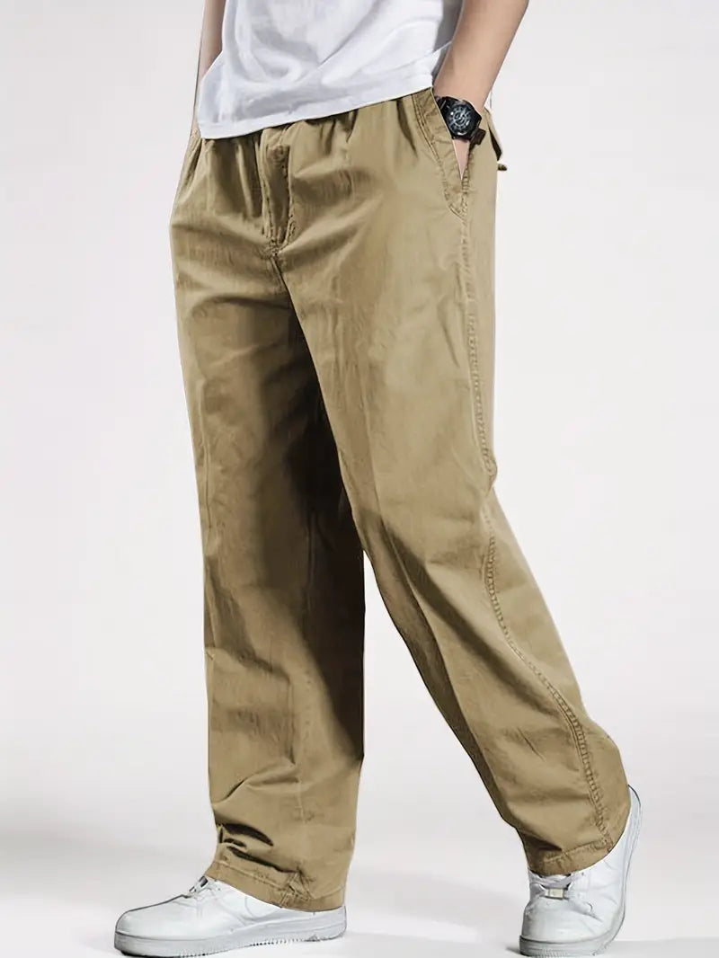 Men'S Classic Cotton Cargo Pants