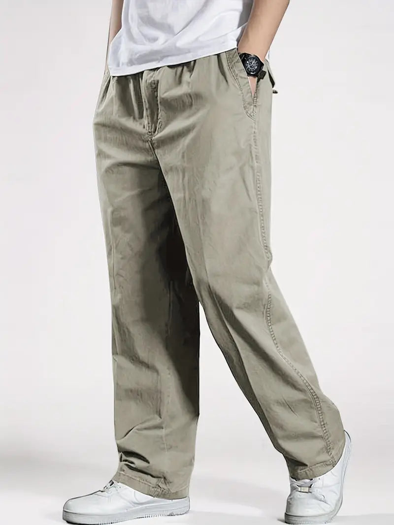 Men'S Classic Cotton Cargo Pants