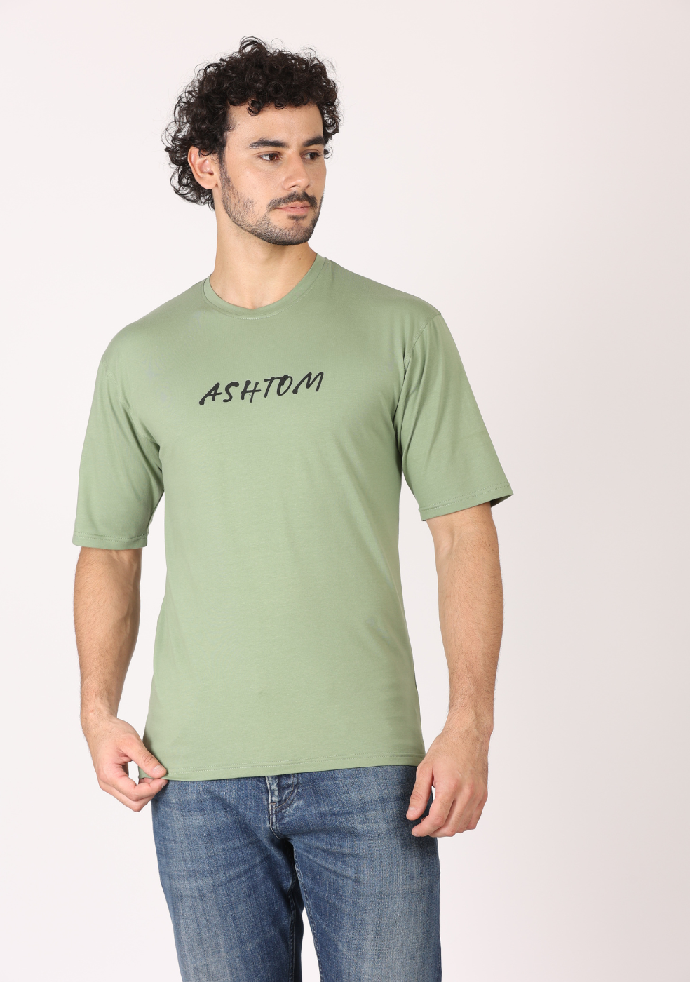 Men's Half-Sleeve Round Neck T-Shirts