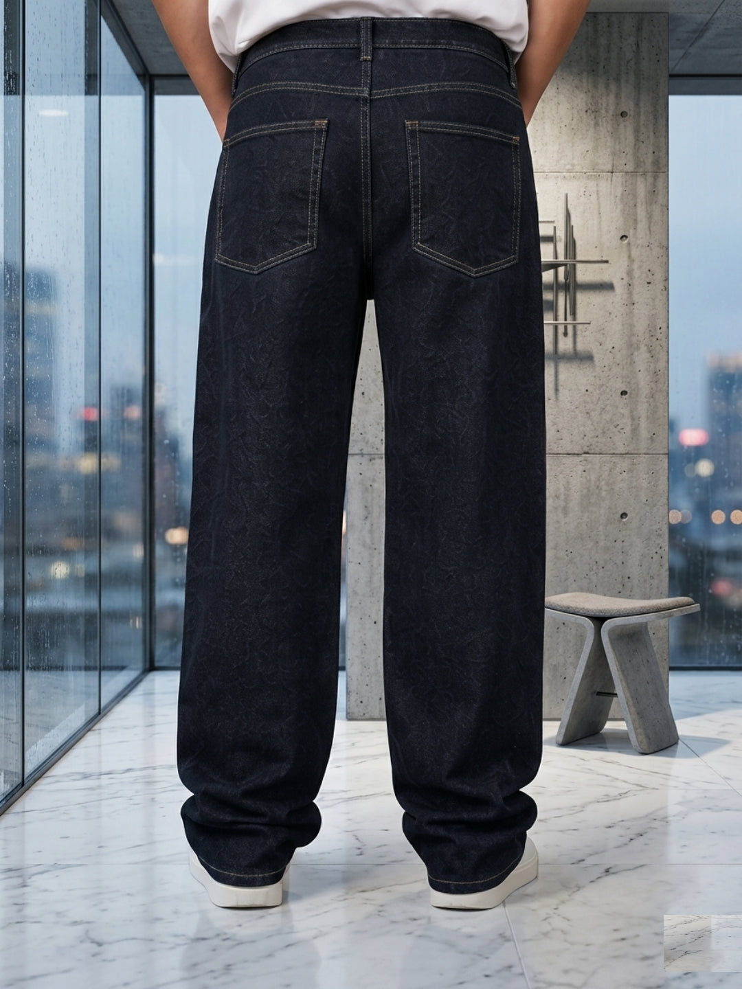 Men's Premium Denim Jeans - Black