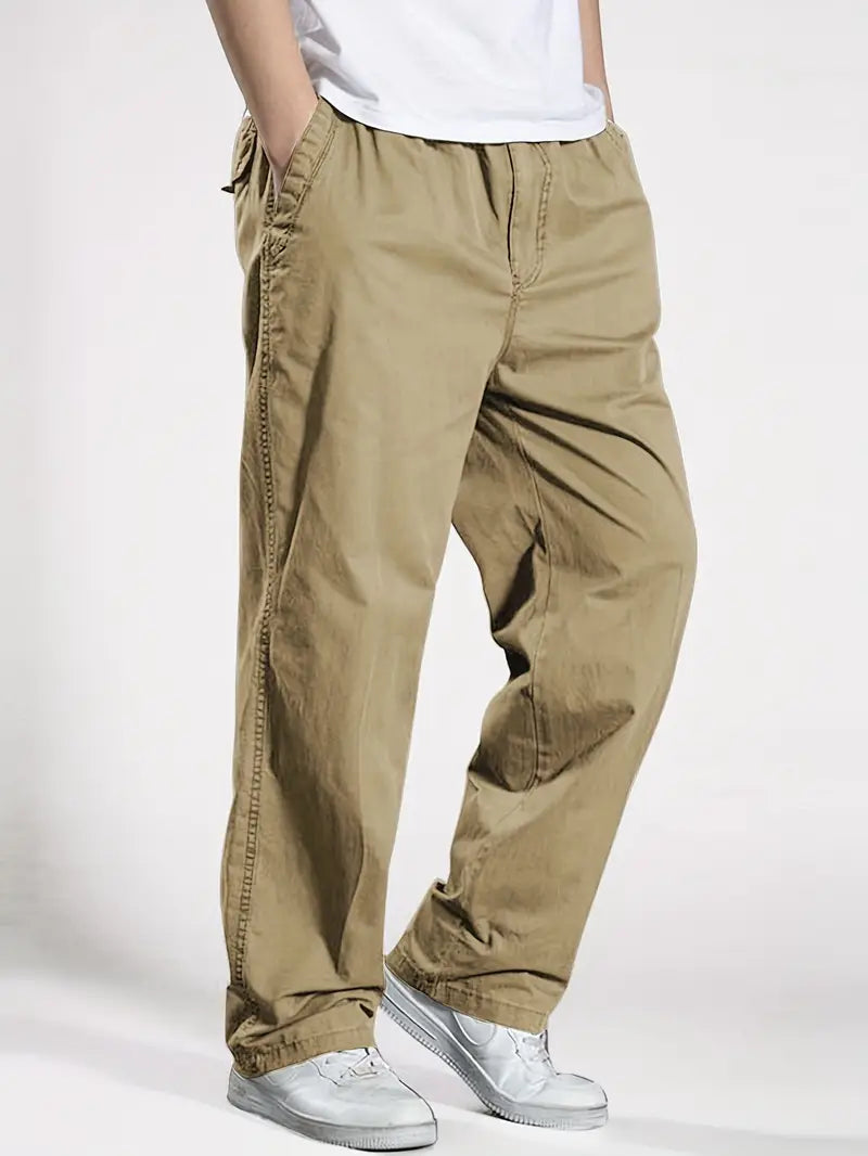 Men'S Classic Cotton Cargo Pants