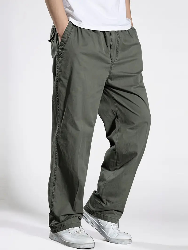 Men'S Classic Cotton Cargo Pants