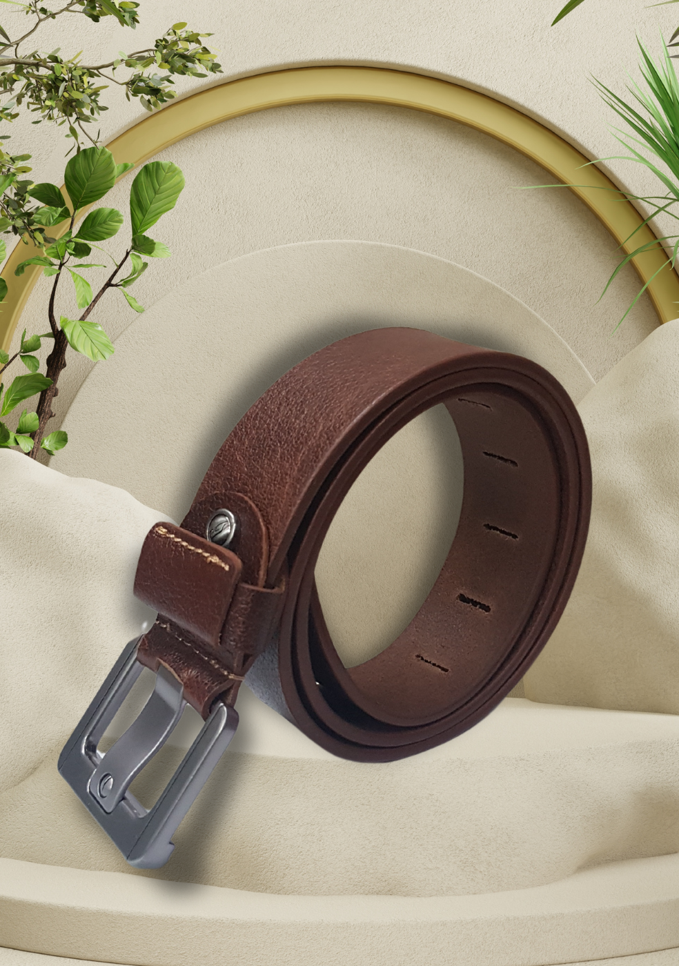 Growvid Men's Spanish Leather Belts