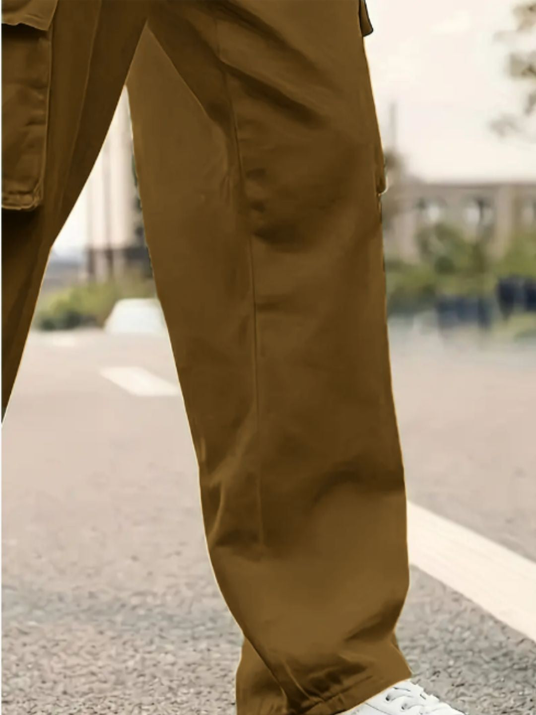 Men's Cotton loose fit cargo pants
