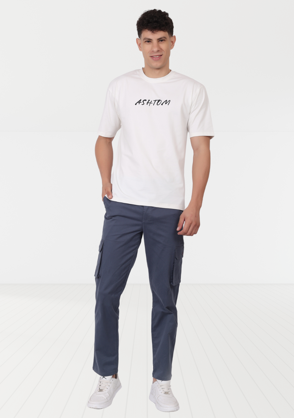 Cotton Regular Fit Cargo Pant For Men