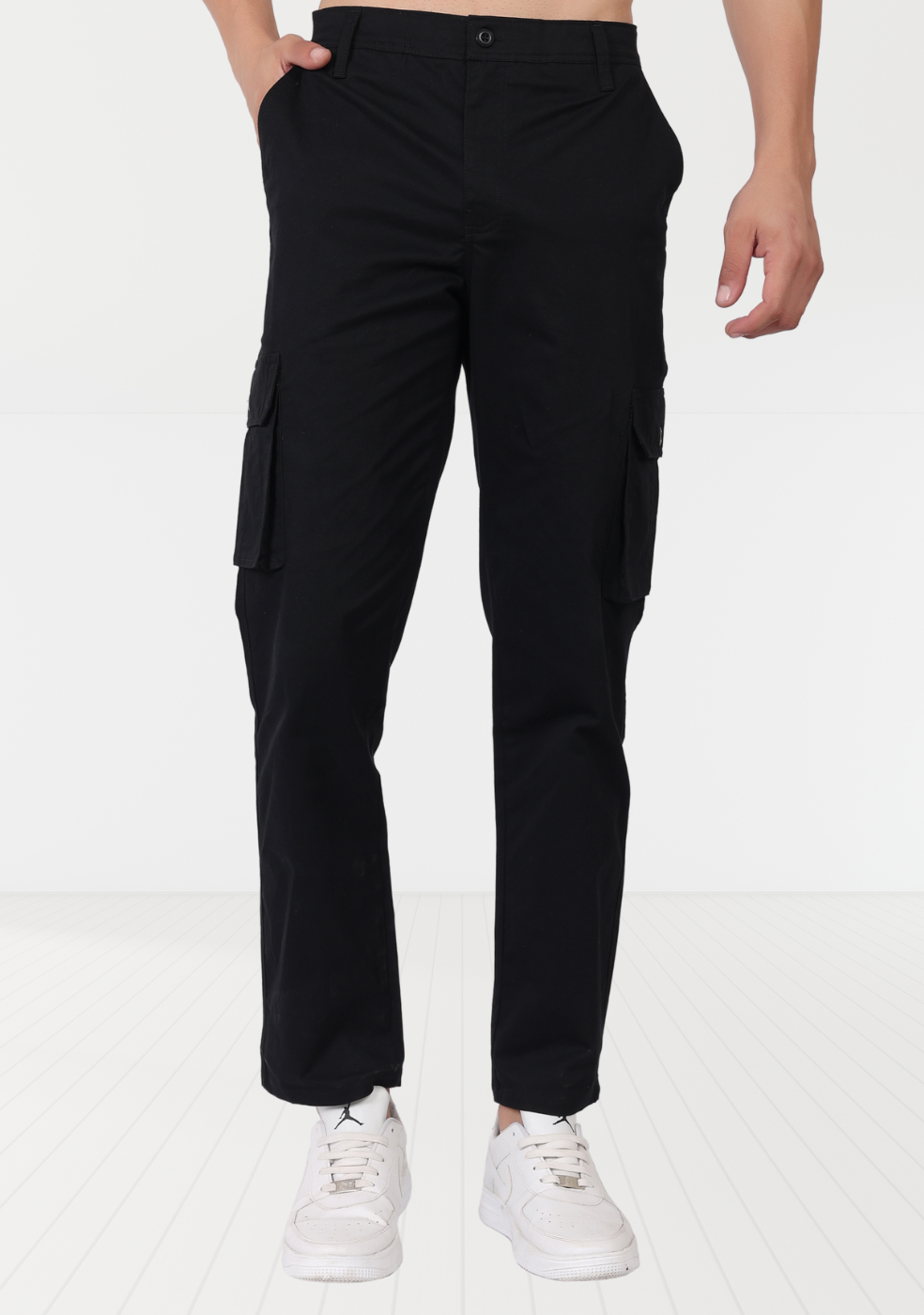Cotton Regular Fit Cargo Pant For Men