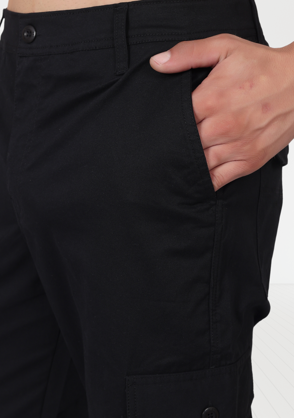 Cotton Regular Fit Cargo Pant For Men