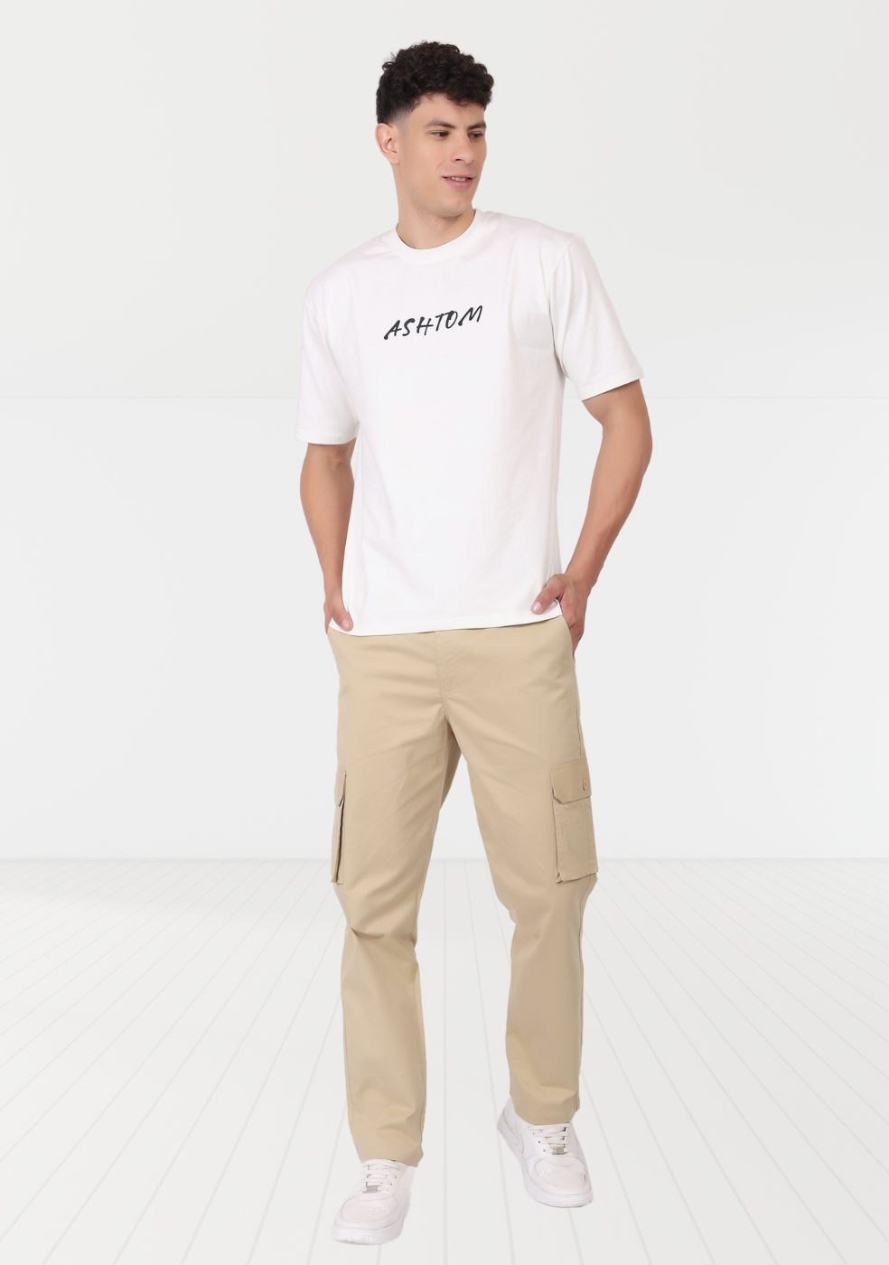 Cotton Regular Fit Cargo Pant For Men