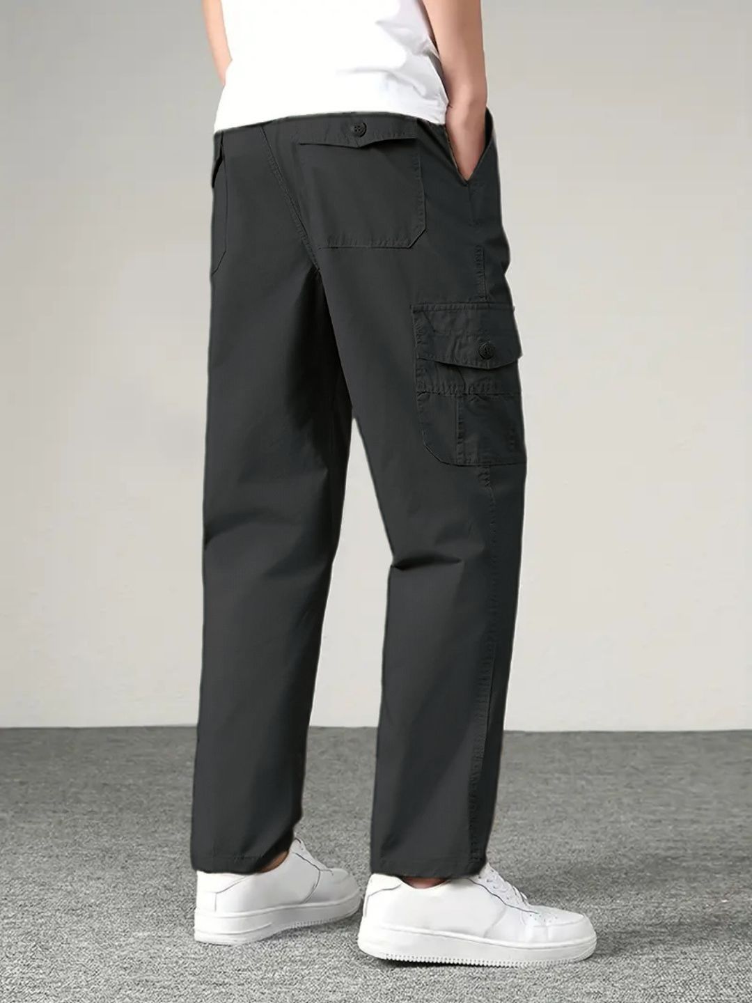New Style Casual Long Trousers Multiple Pockets