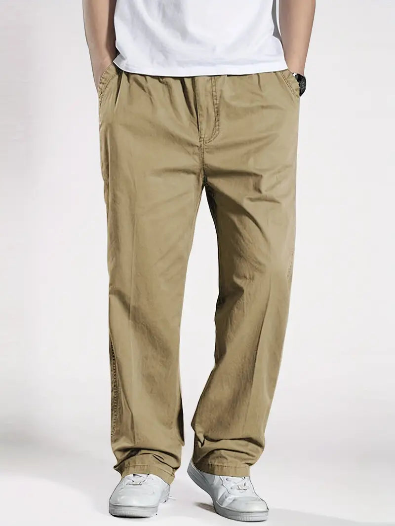Men'S Classic Cotton Cargo Pants