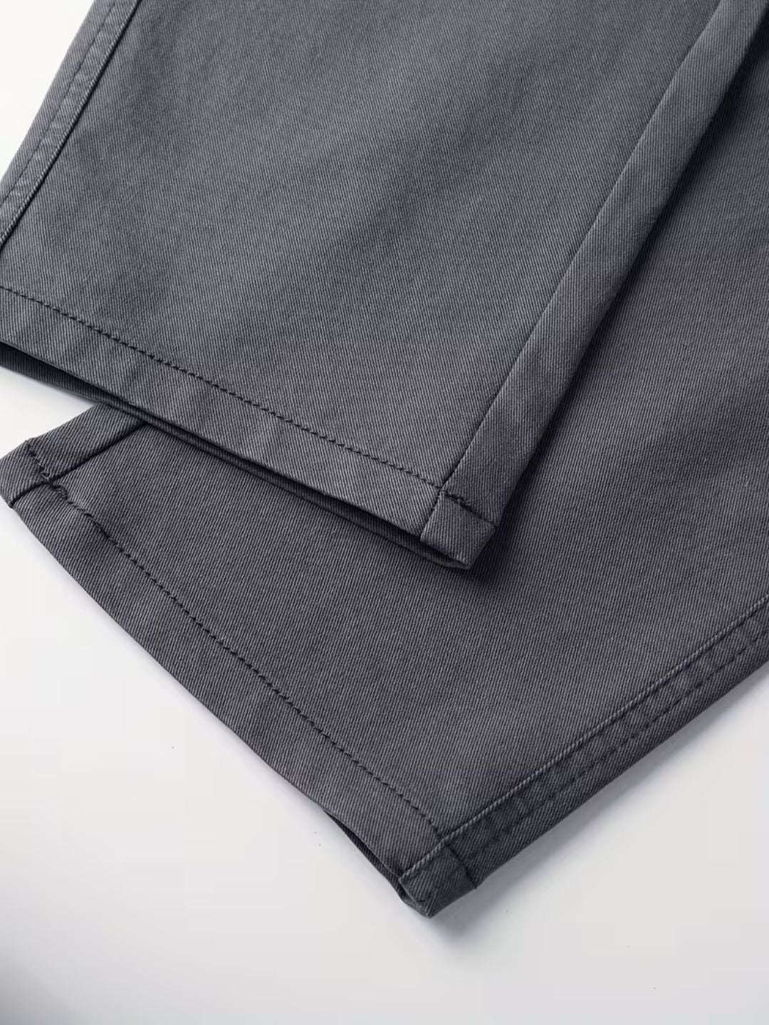 Men'S Slim-Fit Business Casual Pants - Solid Color