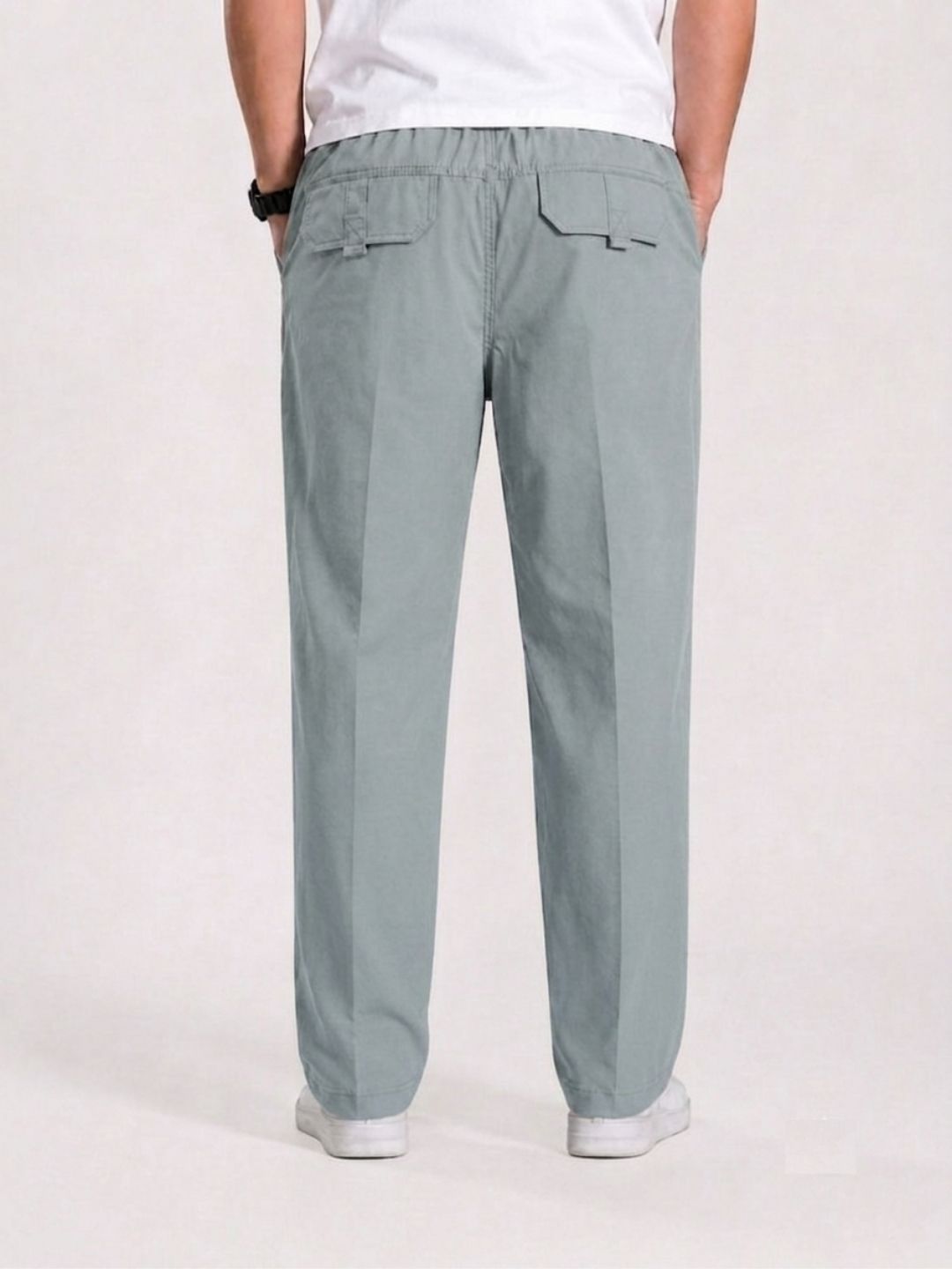 Premium Classic Cotton Trousers - SKY