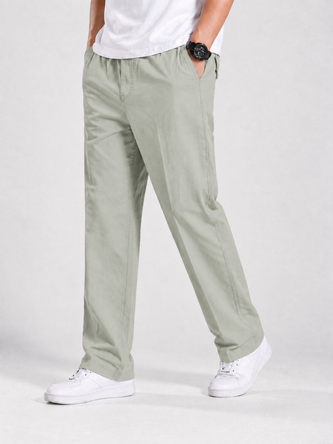 Premium Classic Cotton Trousers - L PISTA