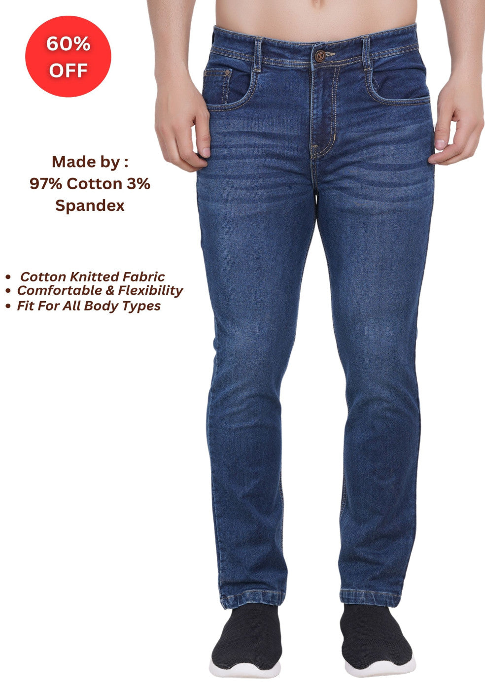 Cotton Denim Jeans for men