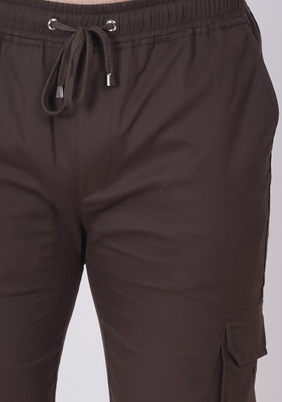 Men Mid-Rise Relaxed Fit Cargo Pants - ASHTOM