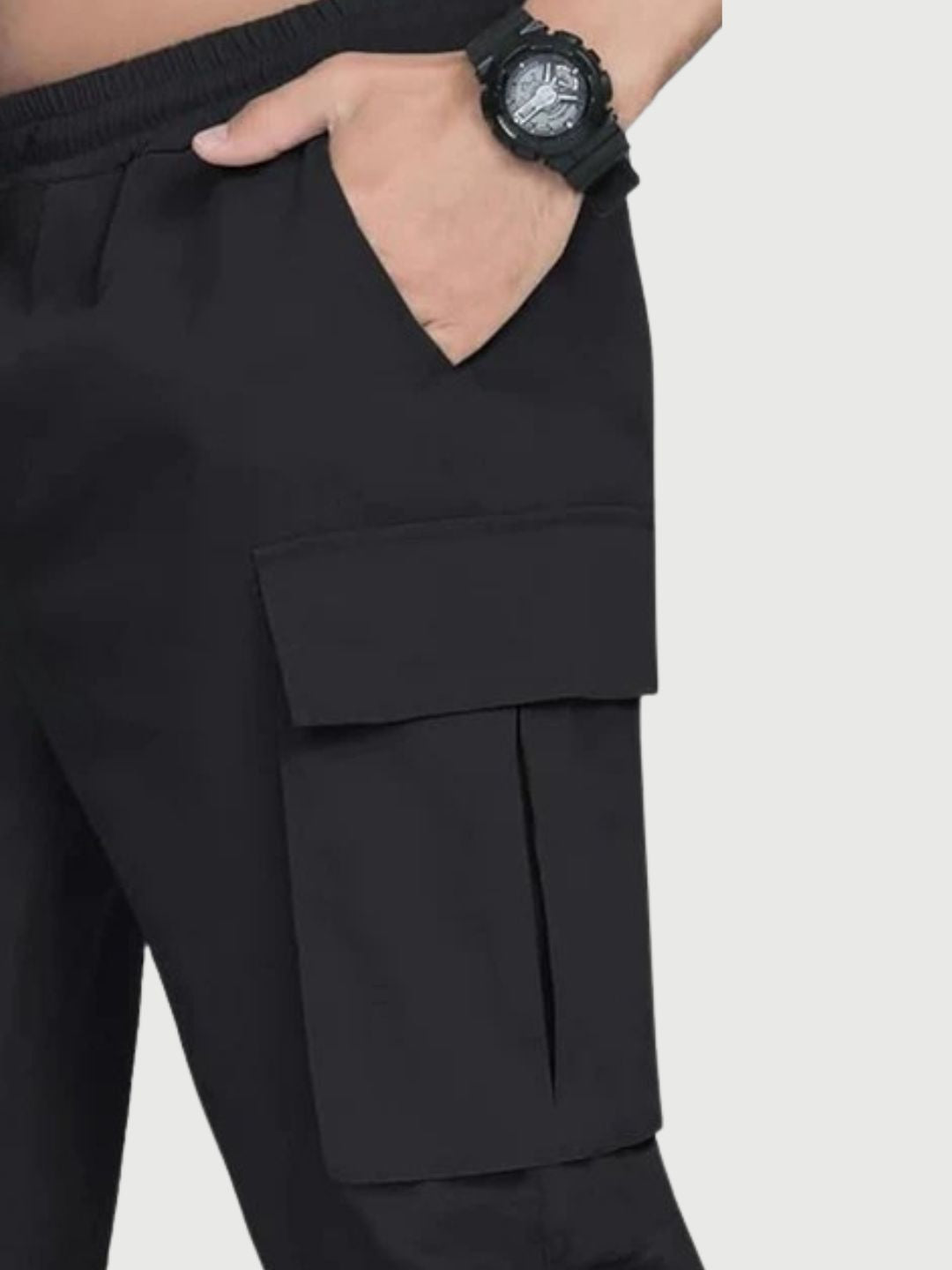 Men cargo pants with multiple pockets
