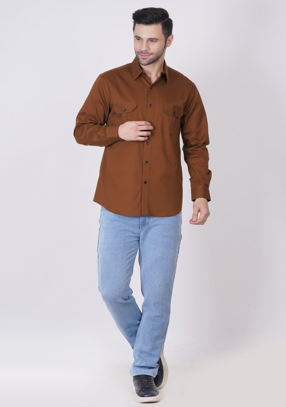 Double Pocket Shirts For Men - ASHTOM