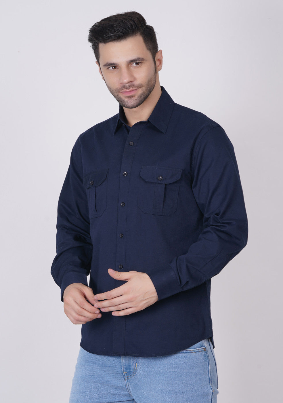 Double Pocket Shirts For Men - ASHTOM