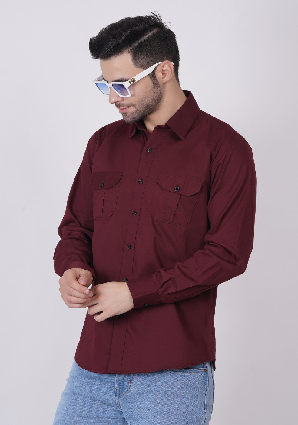 Double Pocket Shirts For Men - ASHTOM