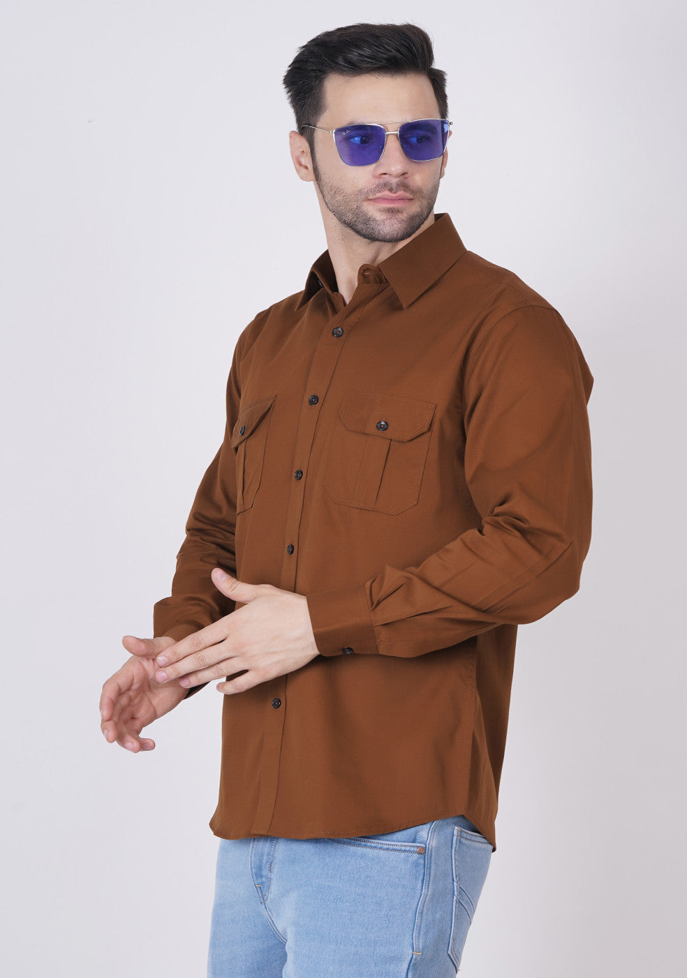 Double Pocket Shirts For Men - ASHTOM
