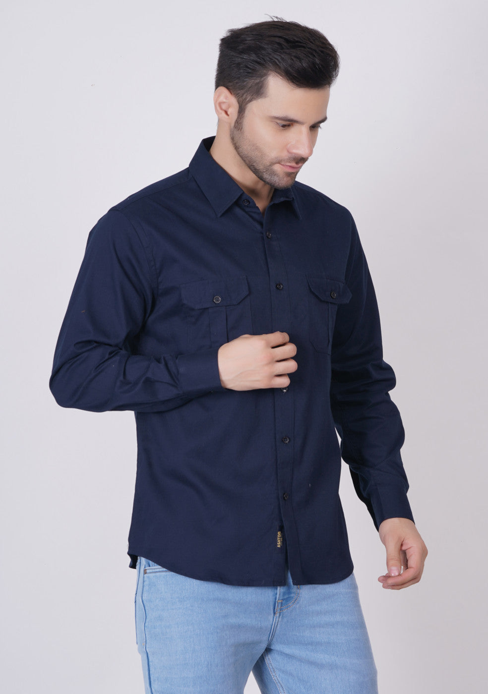 Double Pocket Shirts For Men - ASHTOM