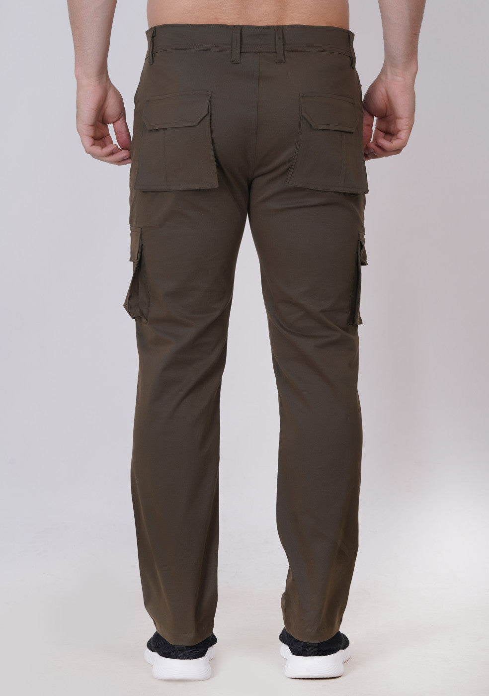 Men Regular fit Cargo Pant With Front Pocket - ASHTOM