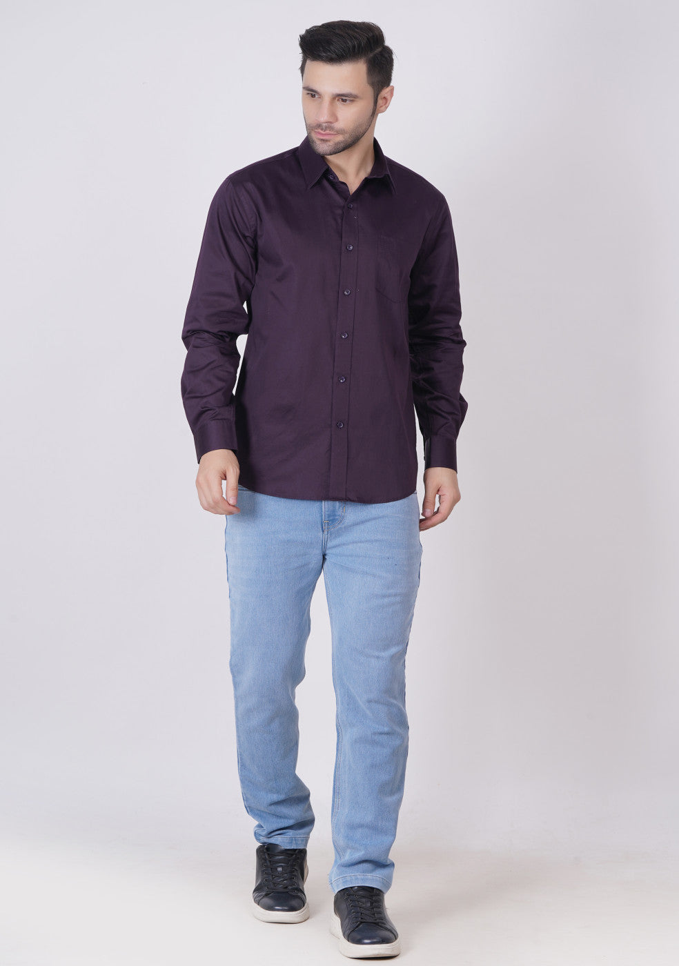 Men Formal Shirt Premium Cotton - ASHTOM