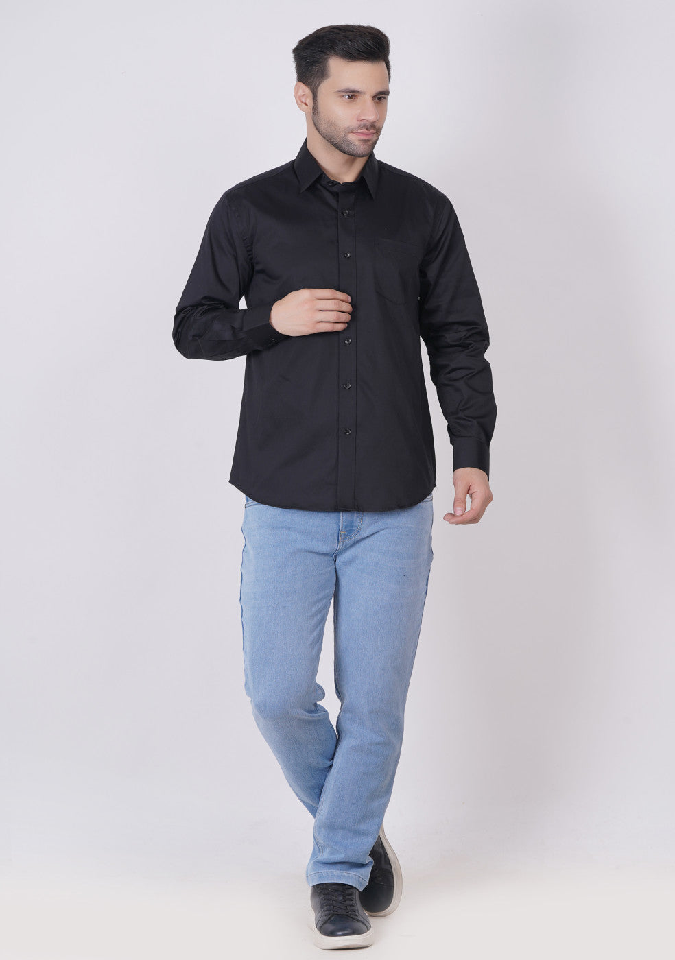 Men Formal Shirt Premium Cotton - ASHTOM