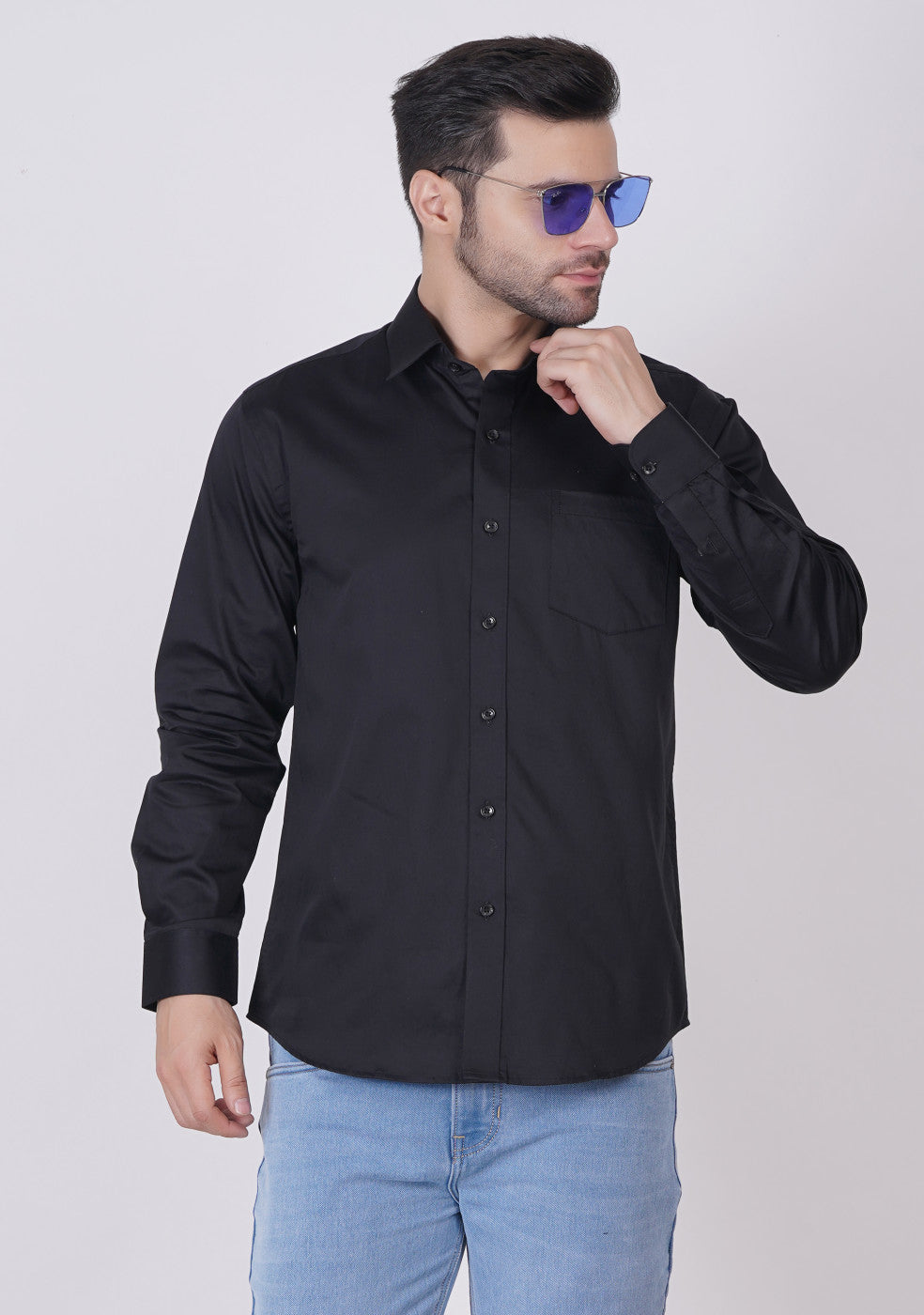 Men Formal Shirt Premium Cotton - ASHTOM