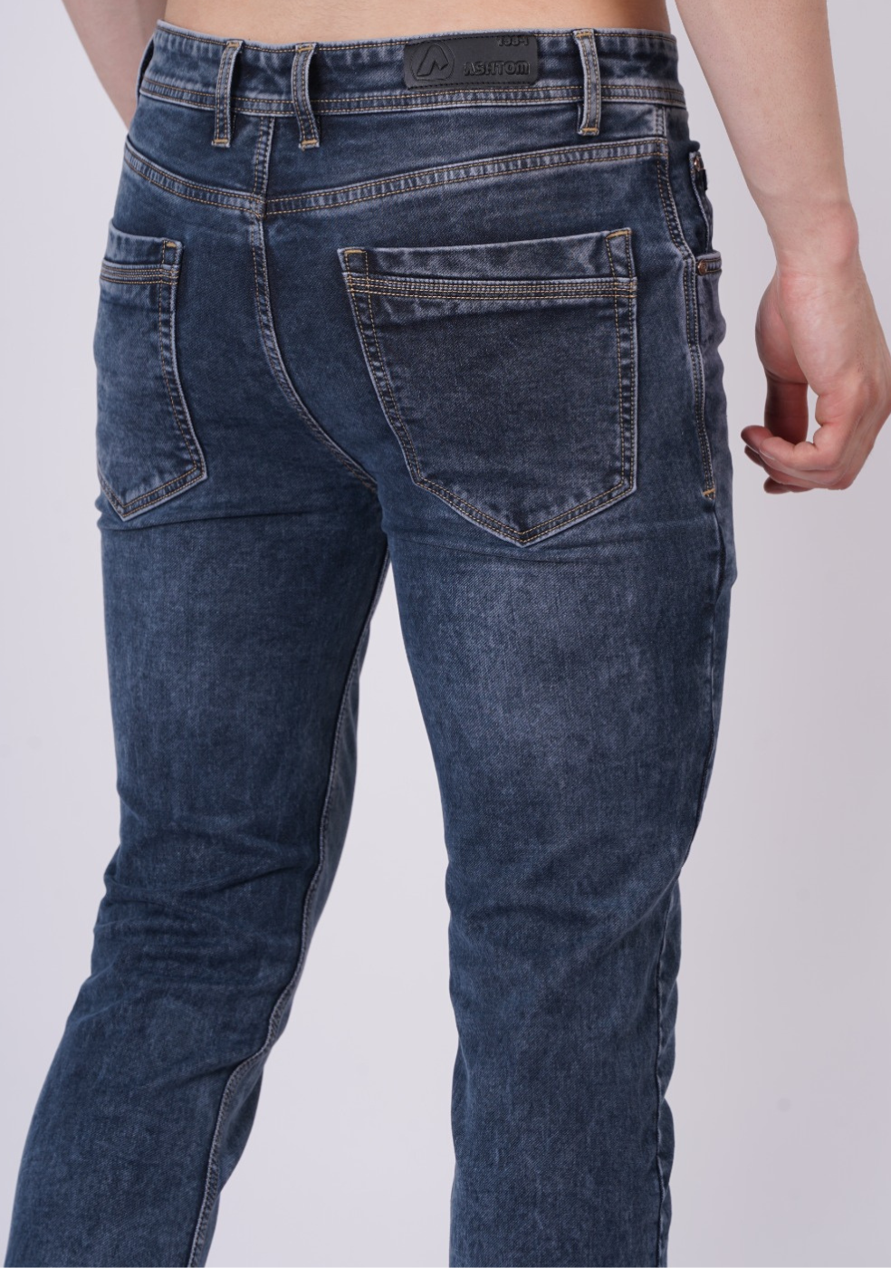 Men's Gray Denim Jeans