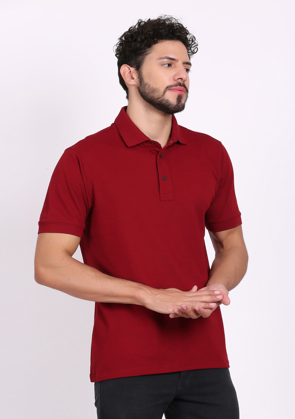 Regular Fit Polo T Shirt For Men - ASHTOM