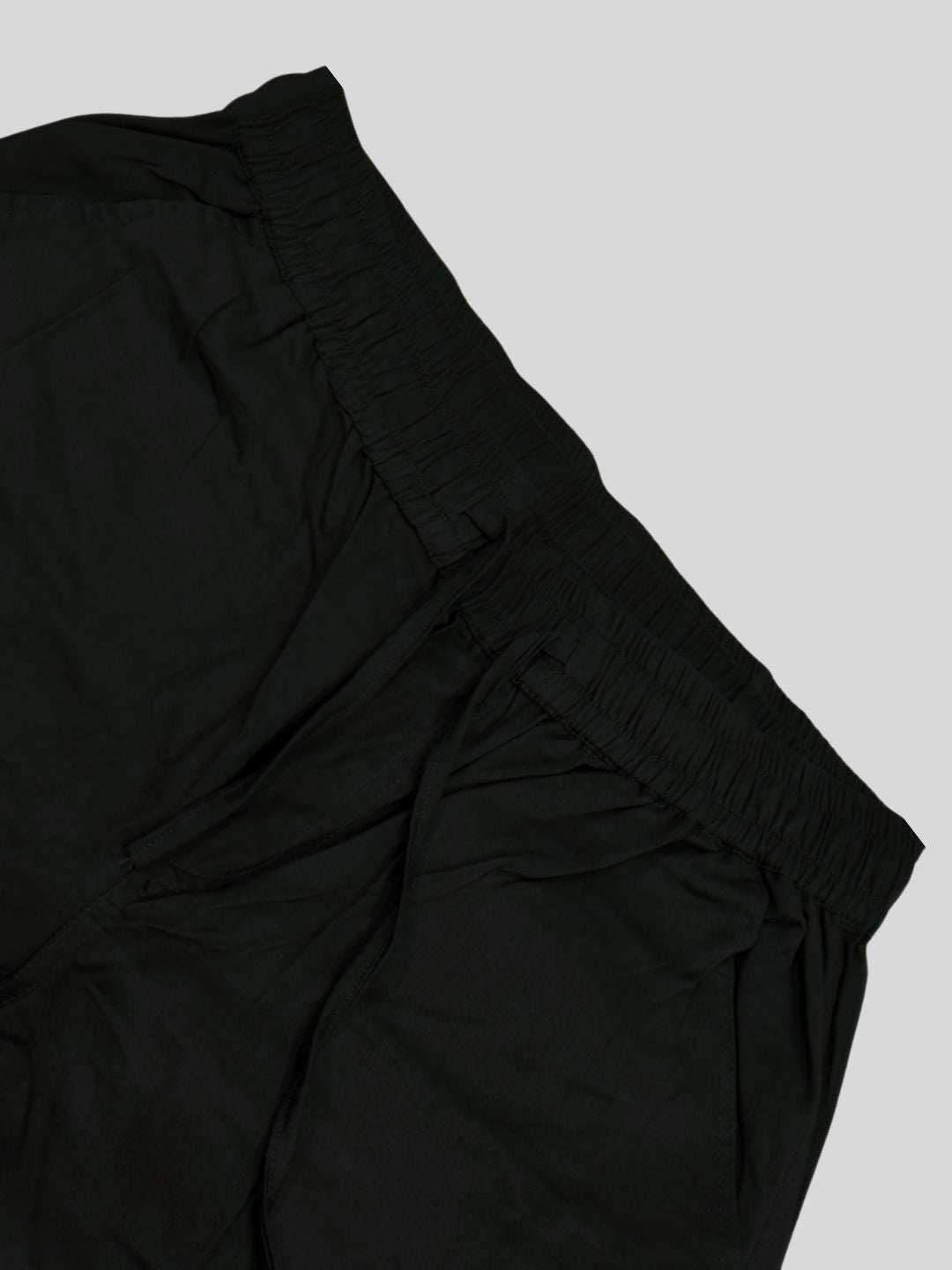 Men’s Regular Fit Cotton Cargo Pants - Black