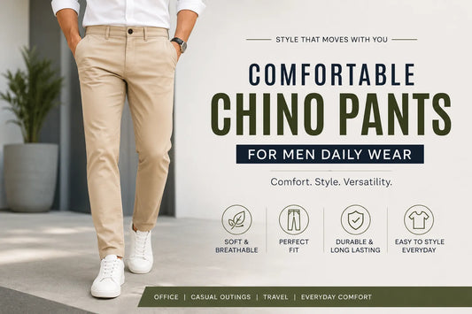 Comfortable Chino Pants for Men Daily Wear: The Perfect Blend of Style and Comfort