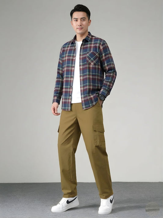 New Style Casual Long Trousers  Multiple Pockets