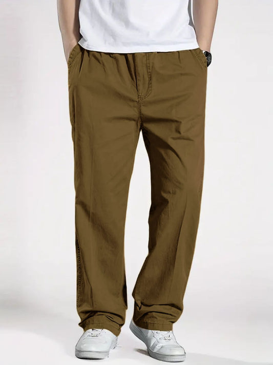 Men'S Classic Cotton Cargo Pants