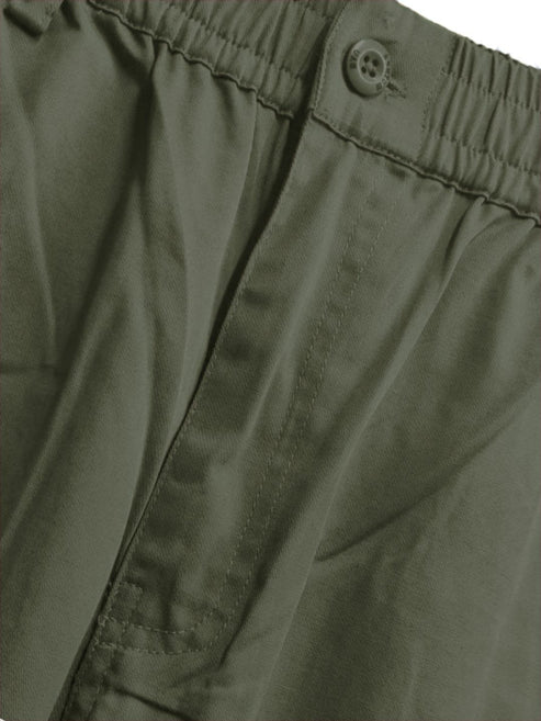 Premium Classic Cotton Trousers - OLIVE