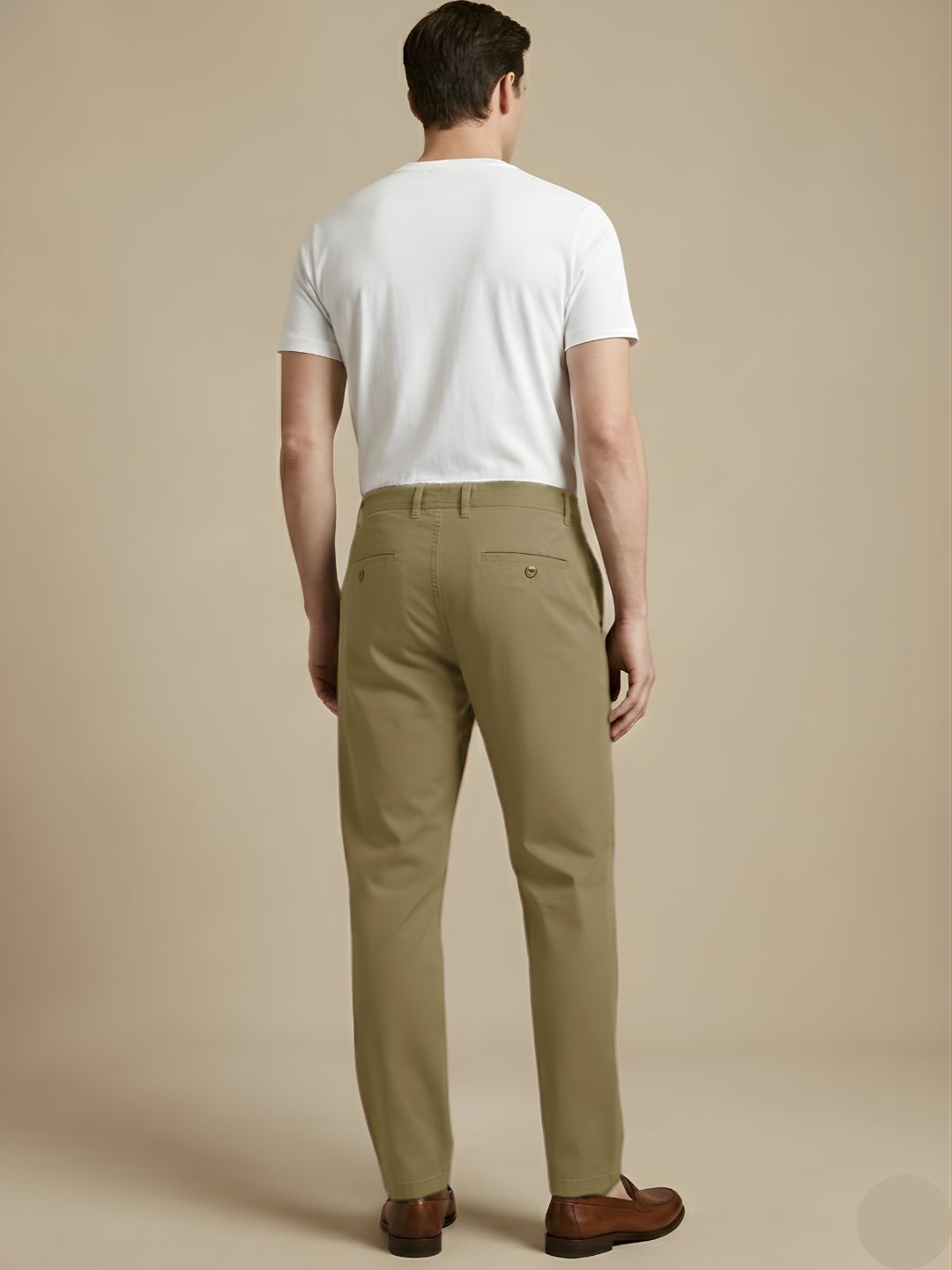 Men's Regular Fit Chino Trouser Pants
