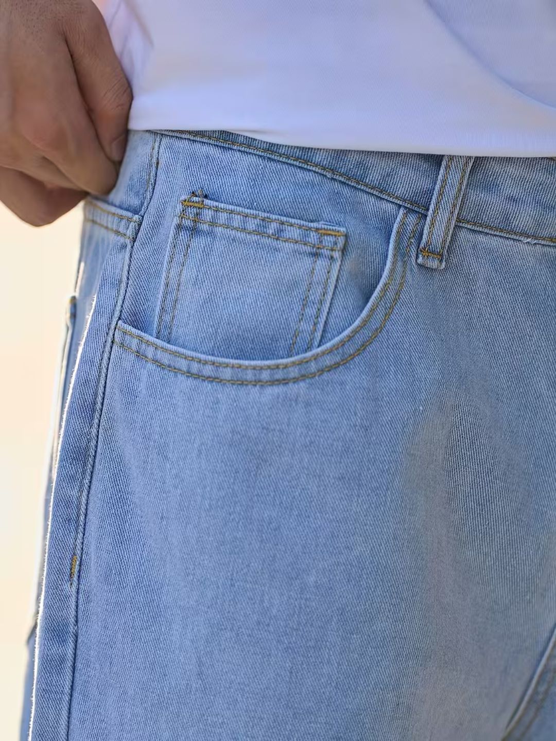 Premium Men's Denim Jeans Lycra Fabric