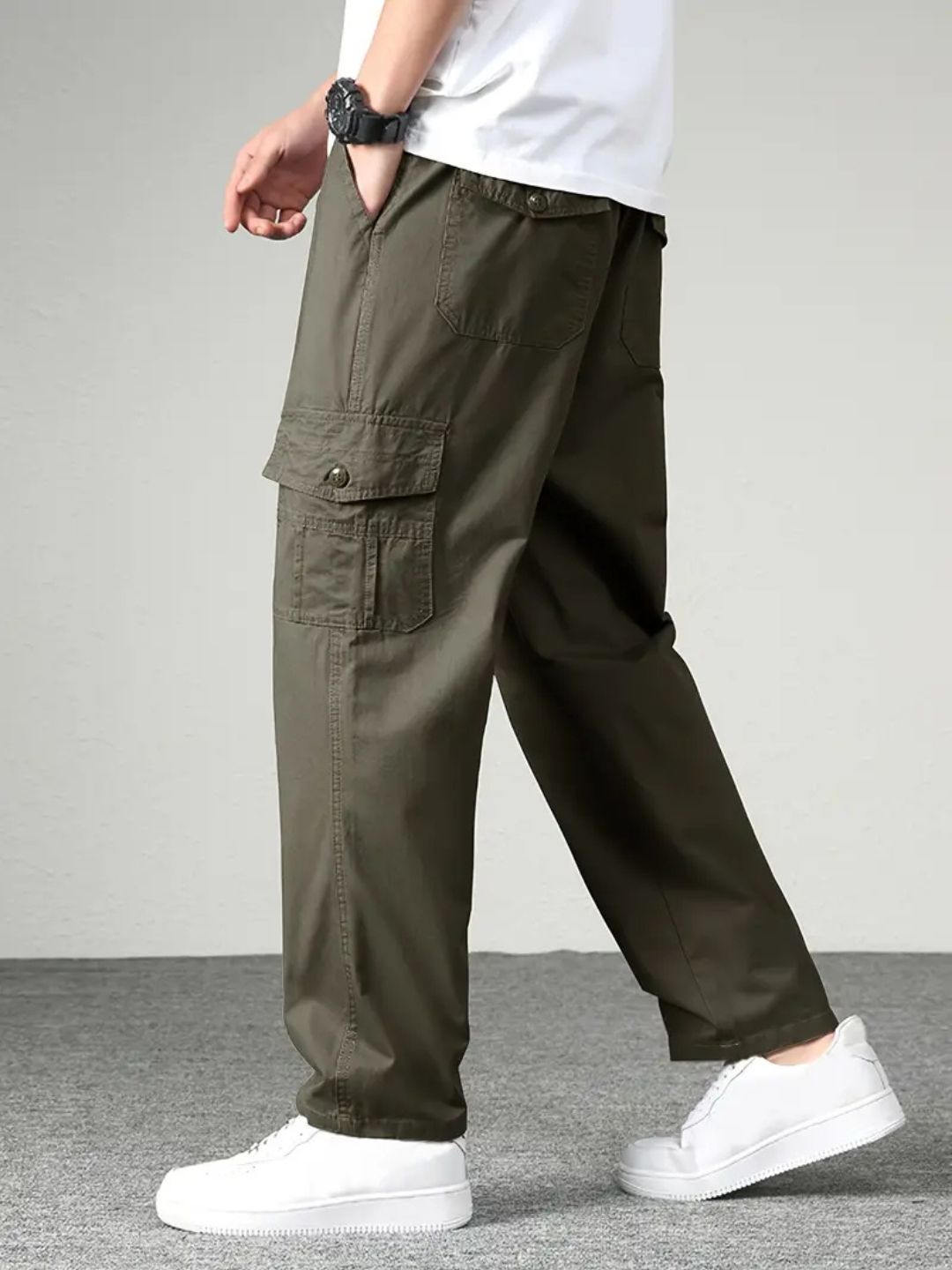 New Style Casual Long Trousers  Multiple Pockets