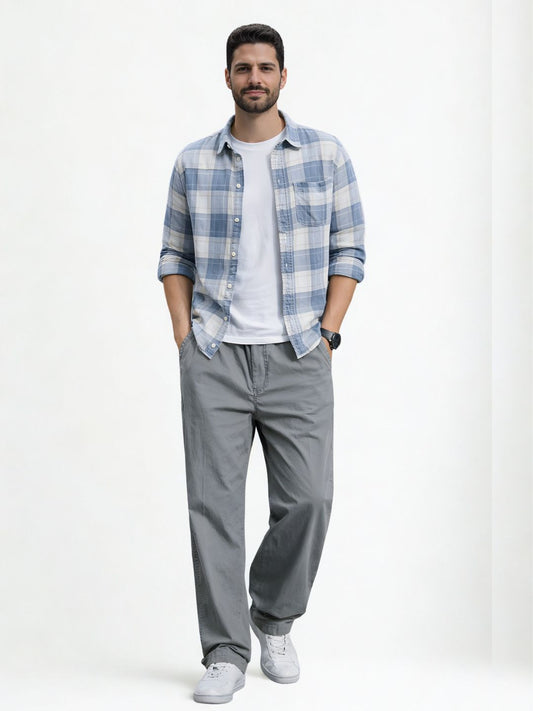 Men'S Classic Cotton Cargo Pants