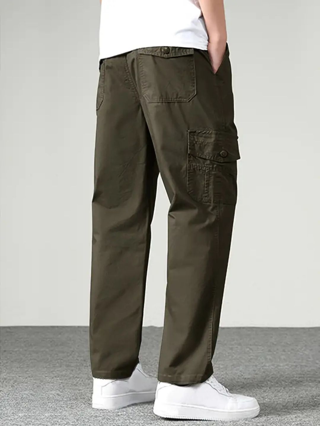 New Style Casual Long Trousers  Multiple Pockets