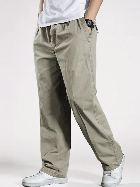 Men'S Classic Cotton Cargo Pants